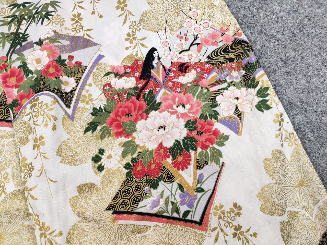 Japanese Brand 🔴 Vintage 80's Japan Kyoto Sen'i Kimono Cotton All Print Size US S / EU 44-46 / 1 - 15 Thumbnail