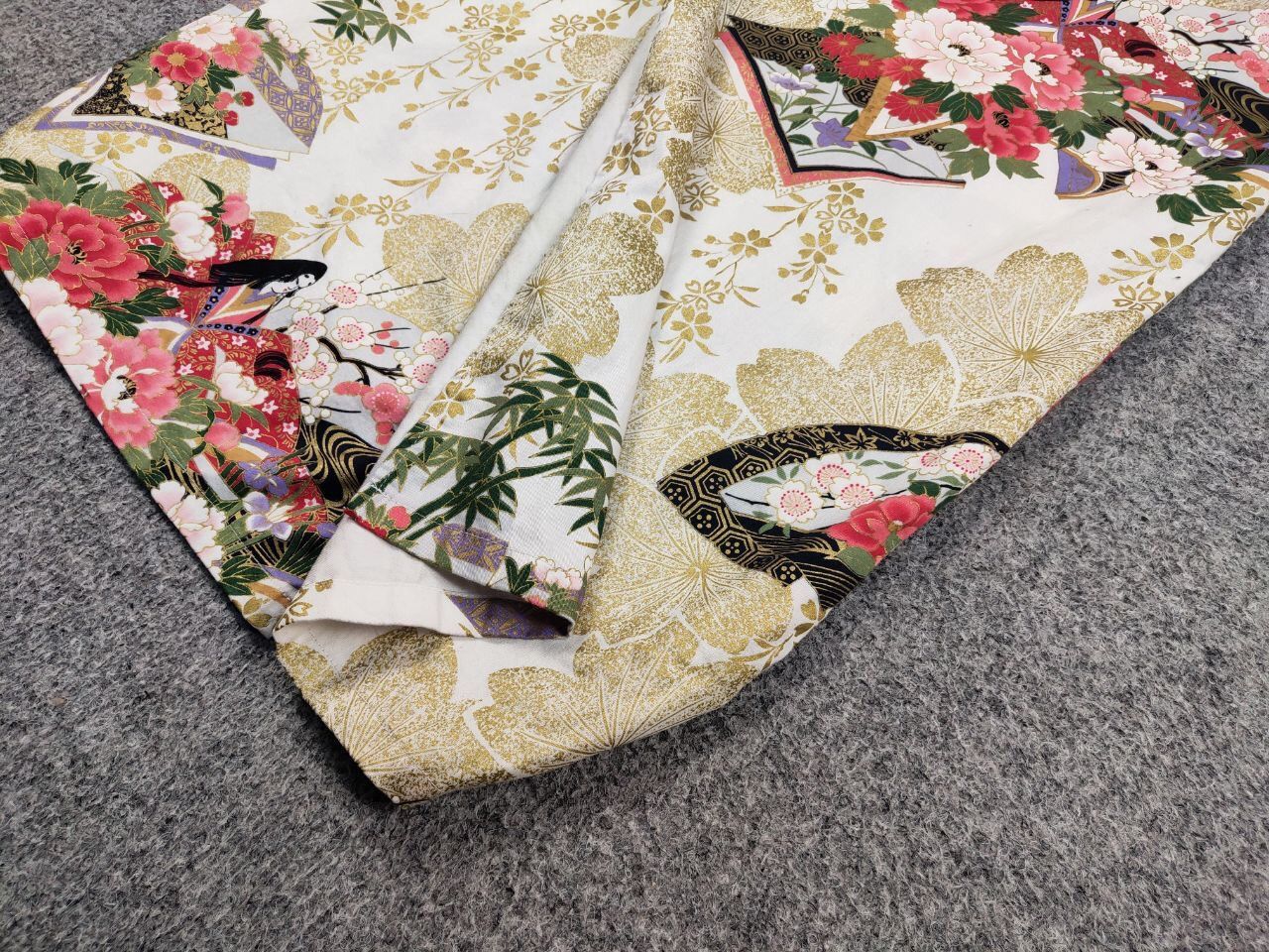 Japanese Brand 🔴 Vintage 80's Japan Kyoto Sen'i Kimono Cotton All Print Size US S / EU 44-46 / 1 - 5 Thumbnail