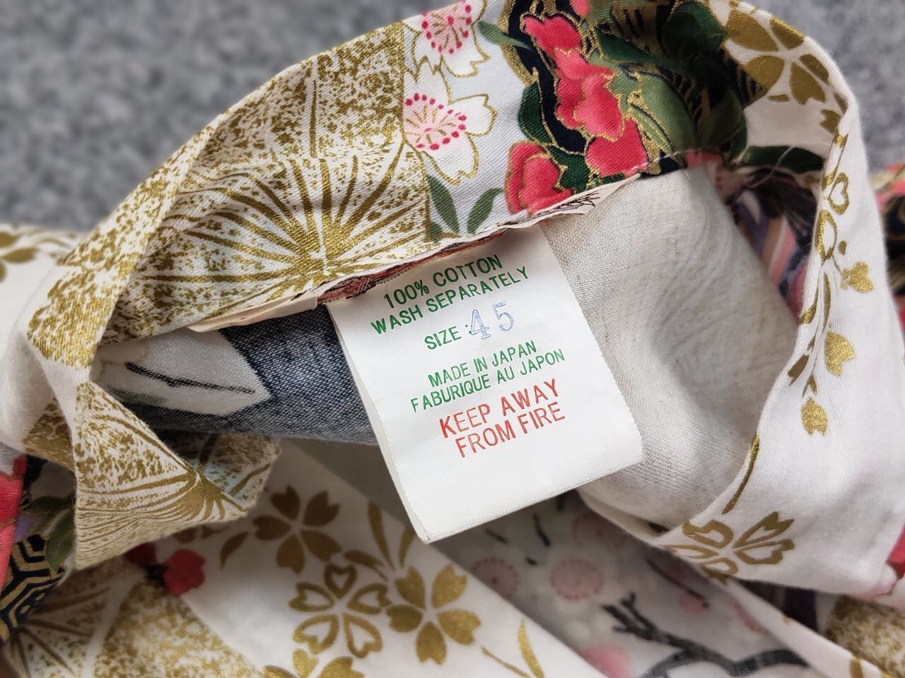 Japanese Brand 🔴 Vintage 80's Japan Kyoto Sen'i Kimono Cotton All Print Size US S / EU 44-46 / 1 - 20 Thumbnail