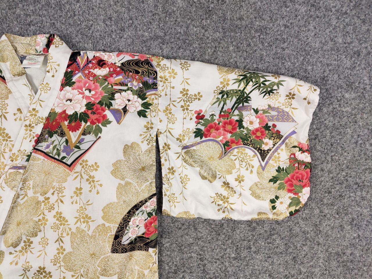 Japanese Brand 🔴 Vintage 80's Japan Kyoto Sen'i Kimono Cotton All Print Size US S / EU 44-46 / 1 - 11 Thumbnail