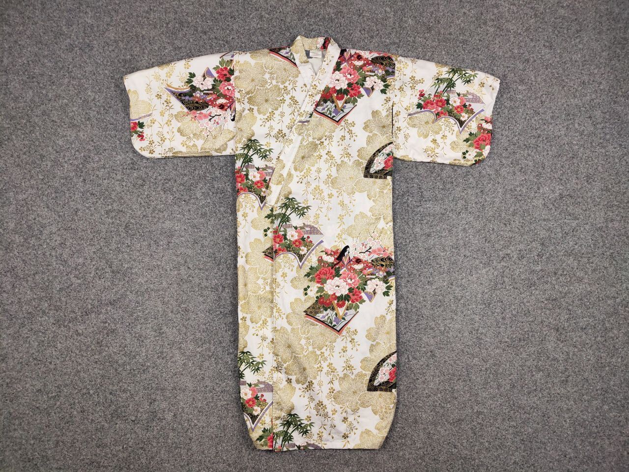 Japanese Brand 🔴 Vintage 80's Japan Kyoto Sen'i Kimono Cotton All Print Size US S / EU 44-46 / 1 - 10 Thumbnail