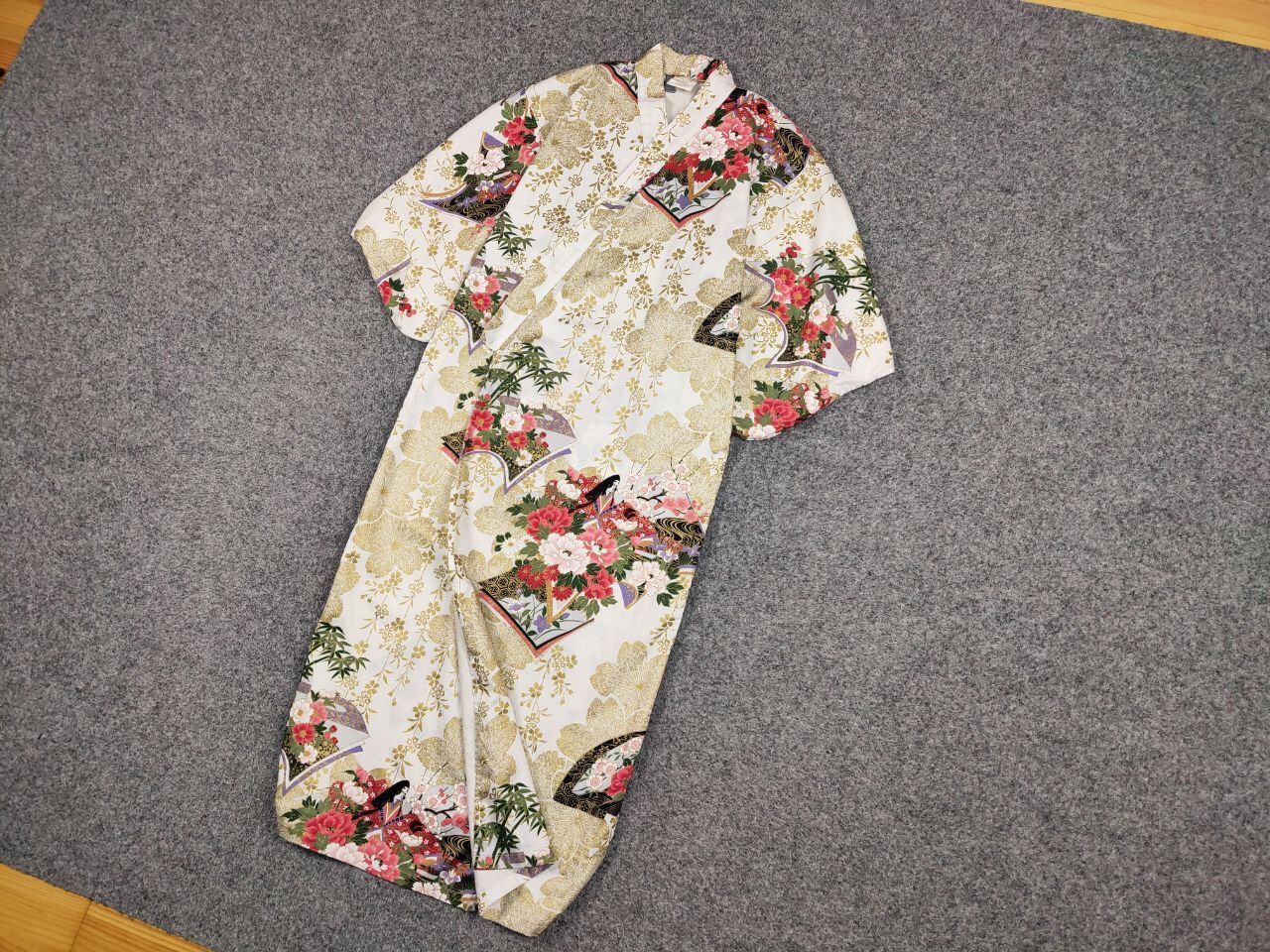 Japanese Brand 🔴 Vintage 80's Japan Kyoto Sen'i Kimono Cotton All Print Size US S / EU 44-46 / 1 - 3 Thumbnail