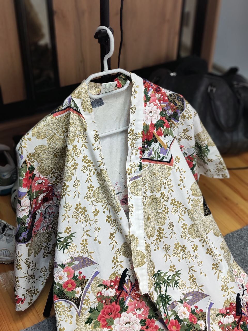 Japanese Brand 🔴 Vintage 80's Japan Kyoto Sen'i Kimono Cotton All Print Size US S / EU 44-46 / 1 - 24 Thumbnail