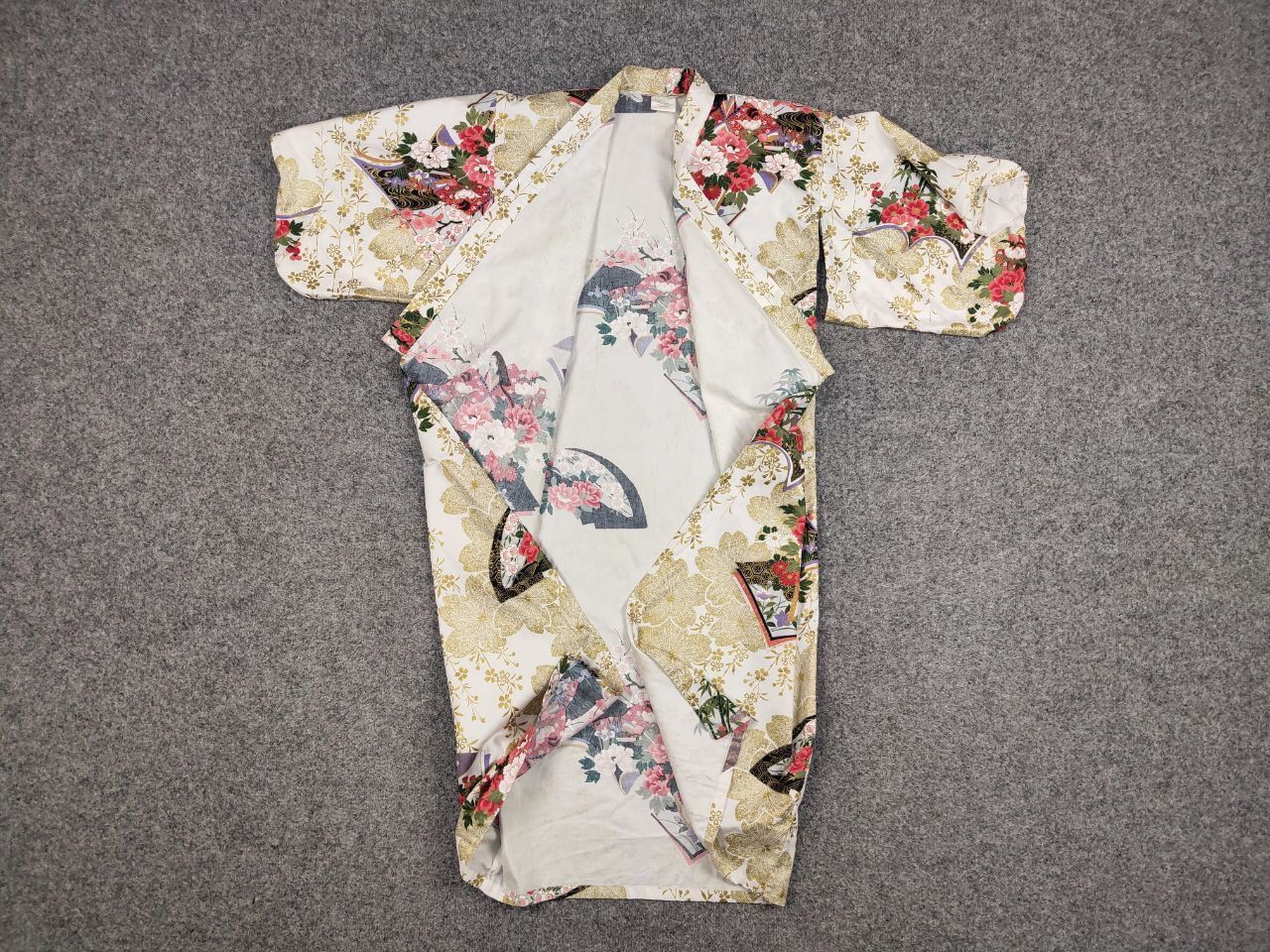 Japanese Brand 🔴 Vintage 80's Japan Kyoto Sen'i Kimono Cotton All Print Size US S / EU 44-46 / 1 - 17 Thumbnail