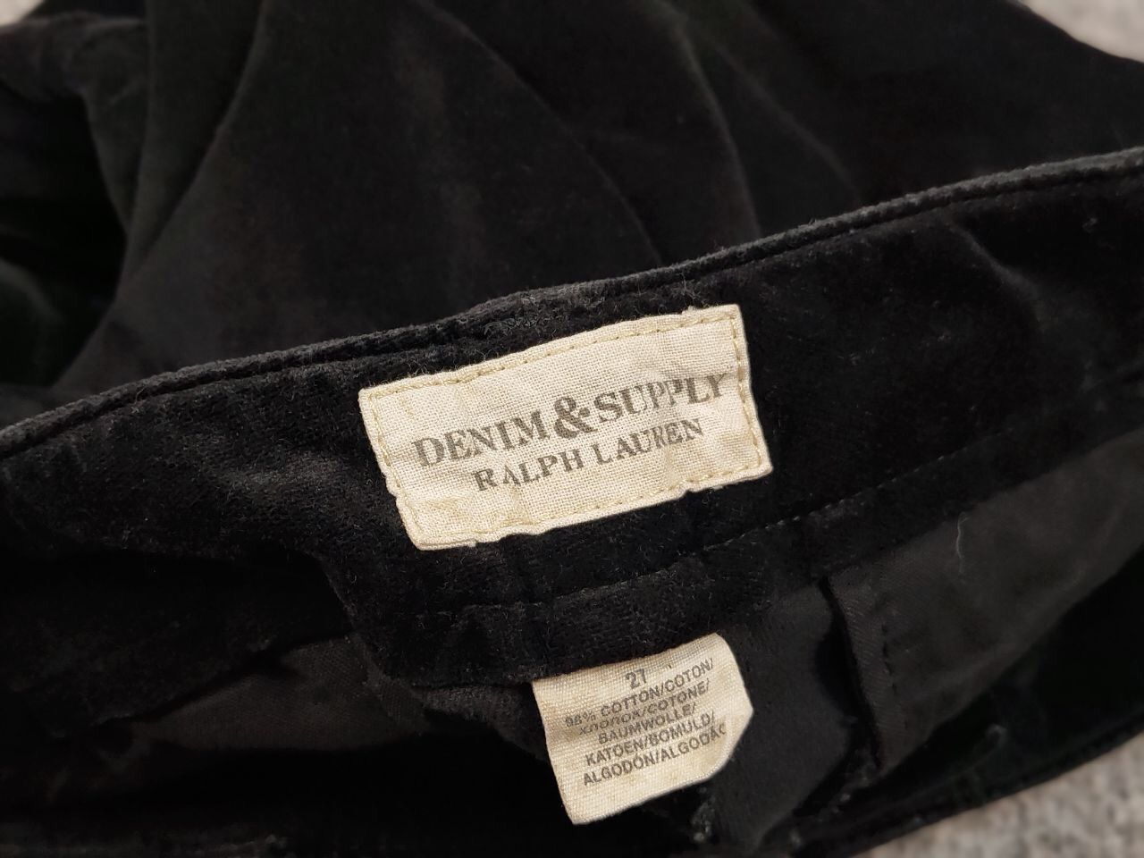 Ralph Lauren Rare Vintage Velours Denim Supply Ralph Lauren Cargo Pants Size US 27 - 20 Thumbnail