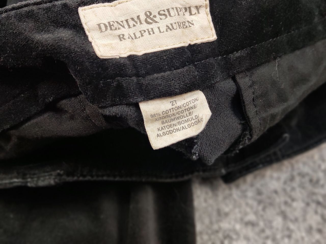 Ralph Lauren Rare Vintage Velours Denim Supply Ralph Lauren Cargo Pants Size US 27 - 21 Thumbnail