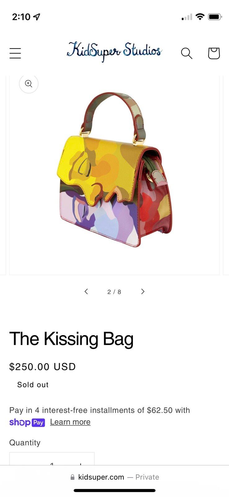 Kissing Bag [Mint] - KidSuper