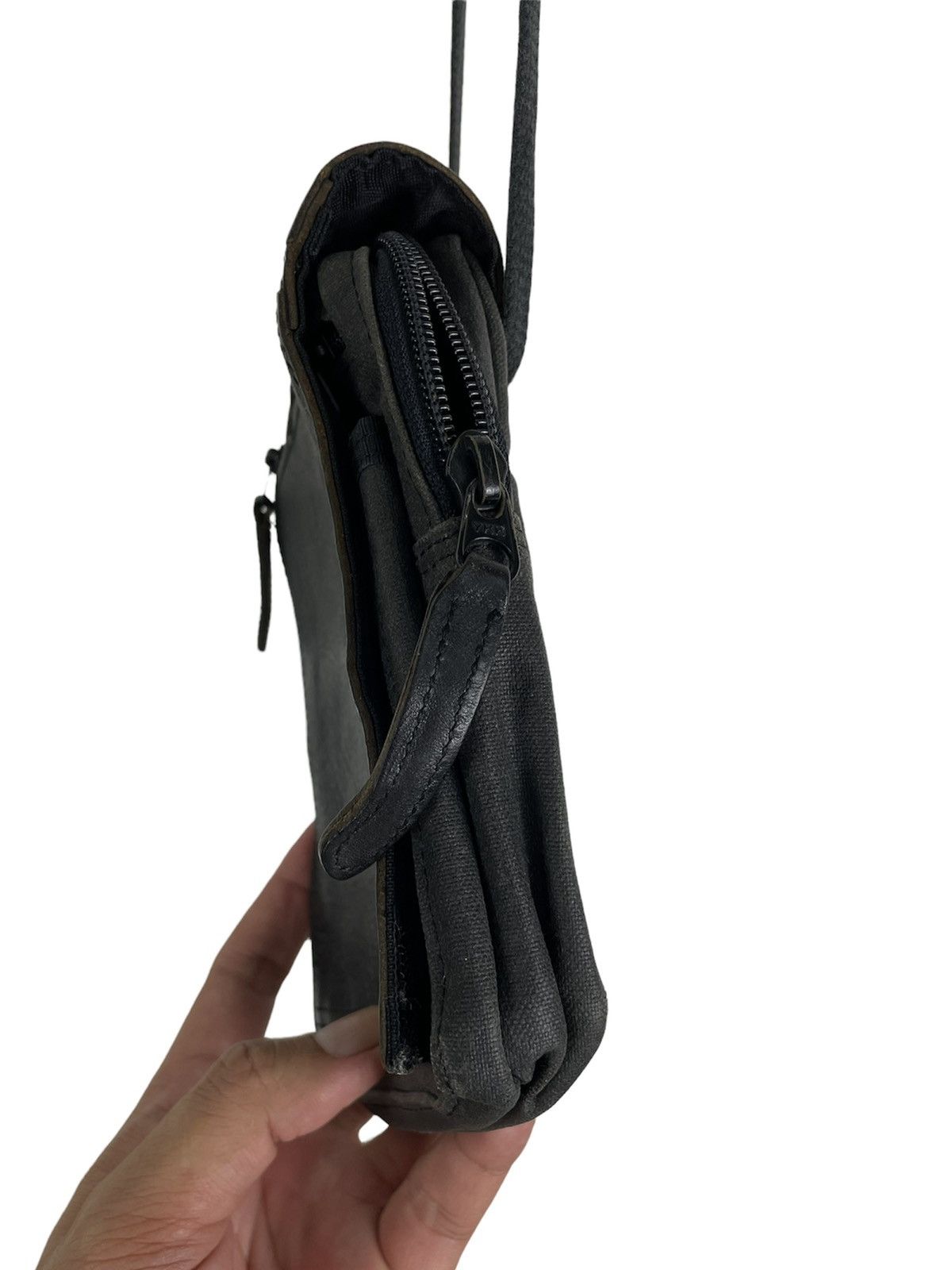 Leather Porter Yoshida Japan Vegetable Tanned Leather Crossbody Bag Size ONE SIZE - 10 Thumbnail