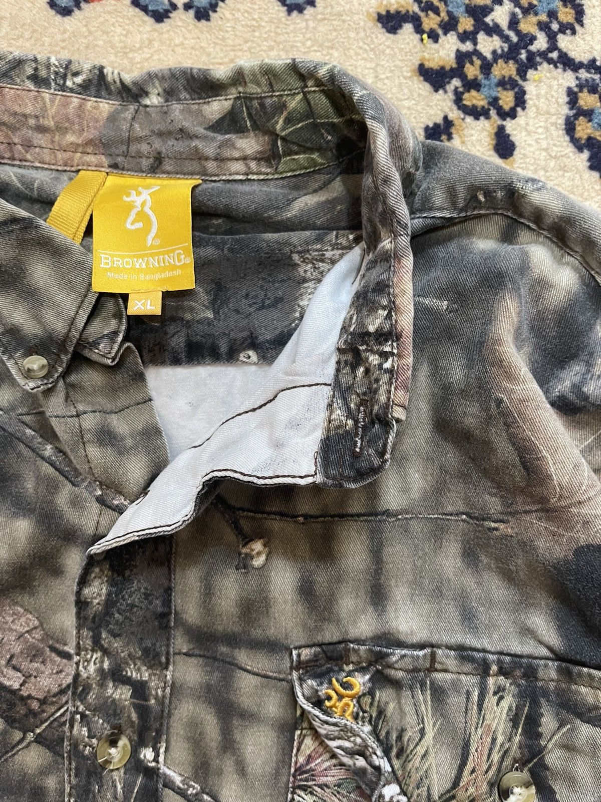 Mossy Oaks × Vintage Vintage Realtree Camo Button Up Tshirt Size US XL / EU 56 / 4 - 2 Thumbnail