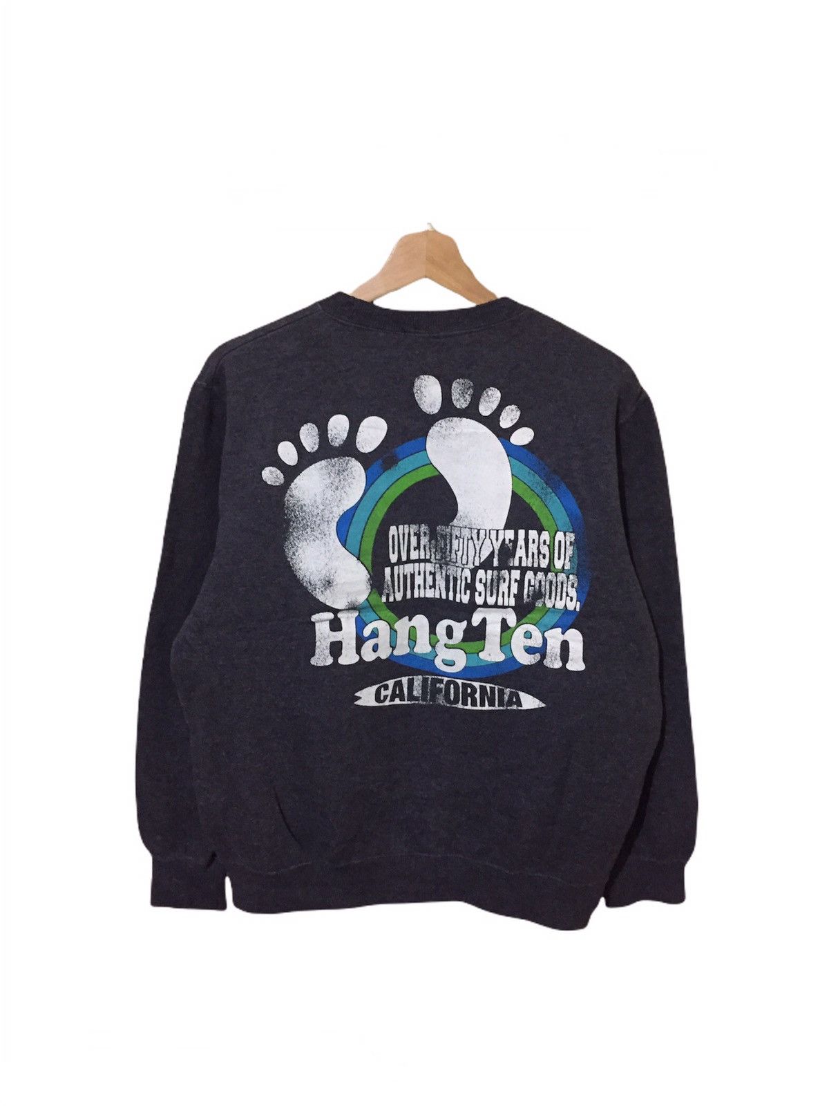 Hang Ten × Japanese Brand Hang ten Sweatshirt Long Sleeve Size M Size US M / EU 48-50 / 2 - 2 Thumbnail