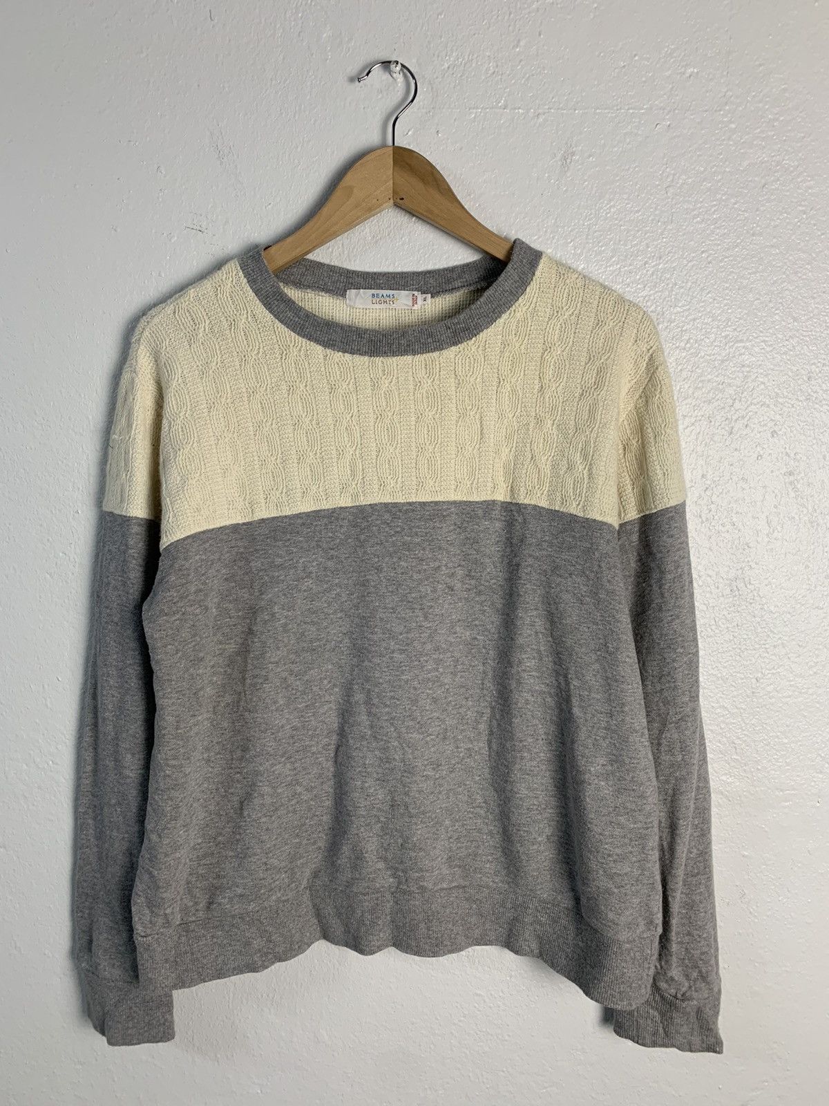 Beams + Grey Sweatshirts