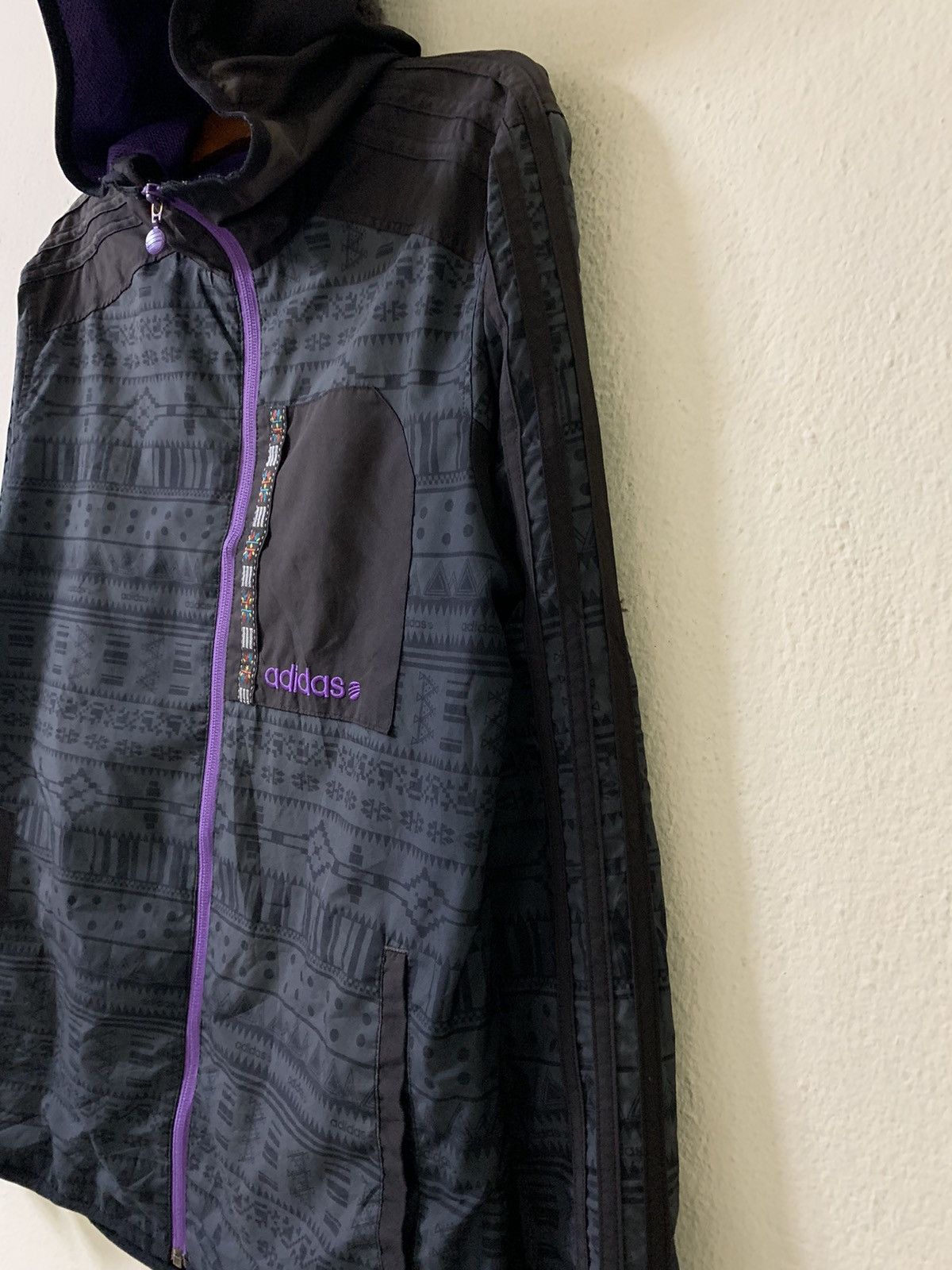 Adidas Adidas Navajo Style Zipper Hoodie Size US L / EU 52-54 / 3 - 5 Thumbnail