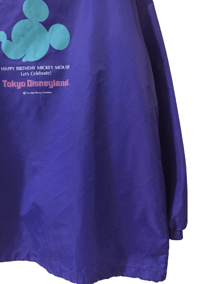 Disney Rare!! Vintage 1992 Tokyo Disneyland Mickey Mouse Raincoat Size US XL / EU 56 / 4 - 2 Thumbnail
