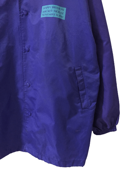 Disney Rare!! Vintage 1992 Tokyo Disneyland Mickey Mouse Raincoat Size US XL / EU 56 / 4 - 6 Thumbnail