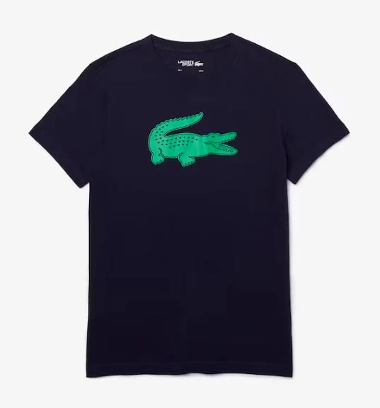 Lacoste Mens Sport 3D Crocodile T-Shirt TH2042-51-BWY