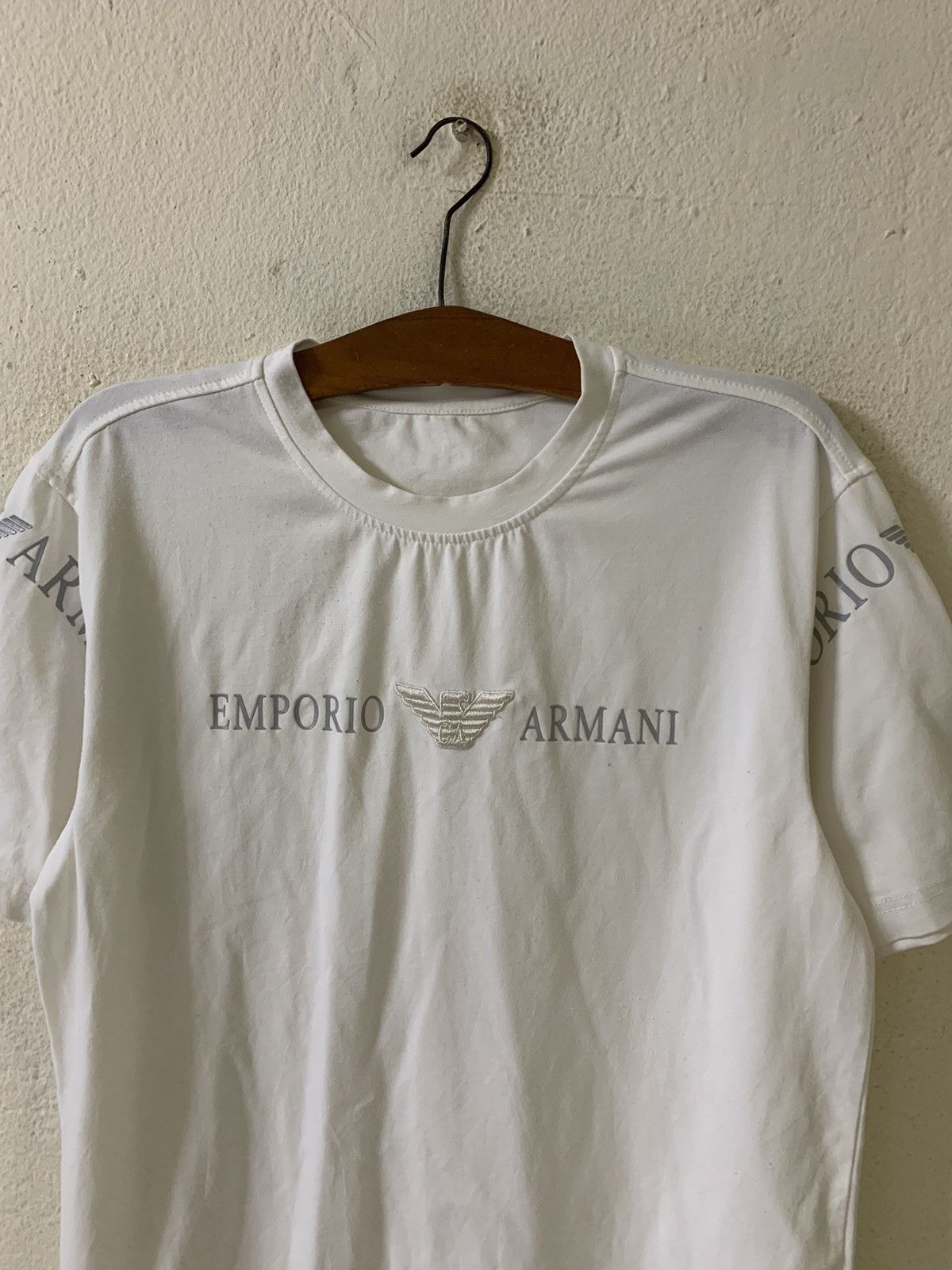 Emporio Armani Emporio Armani Spellout Tshirt Size US S / EU 44-46 / 1 - 4 Thumbnail