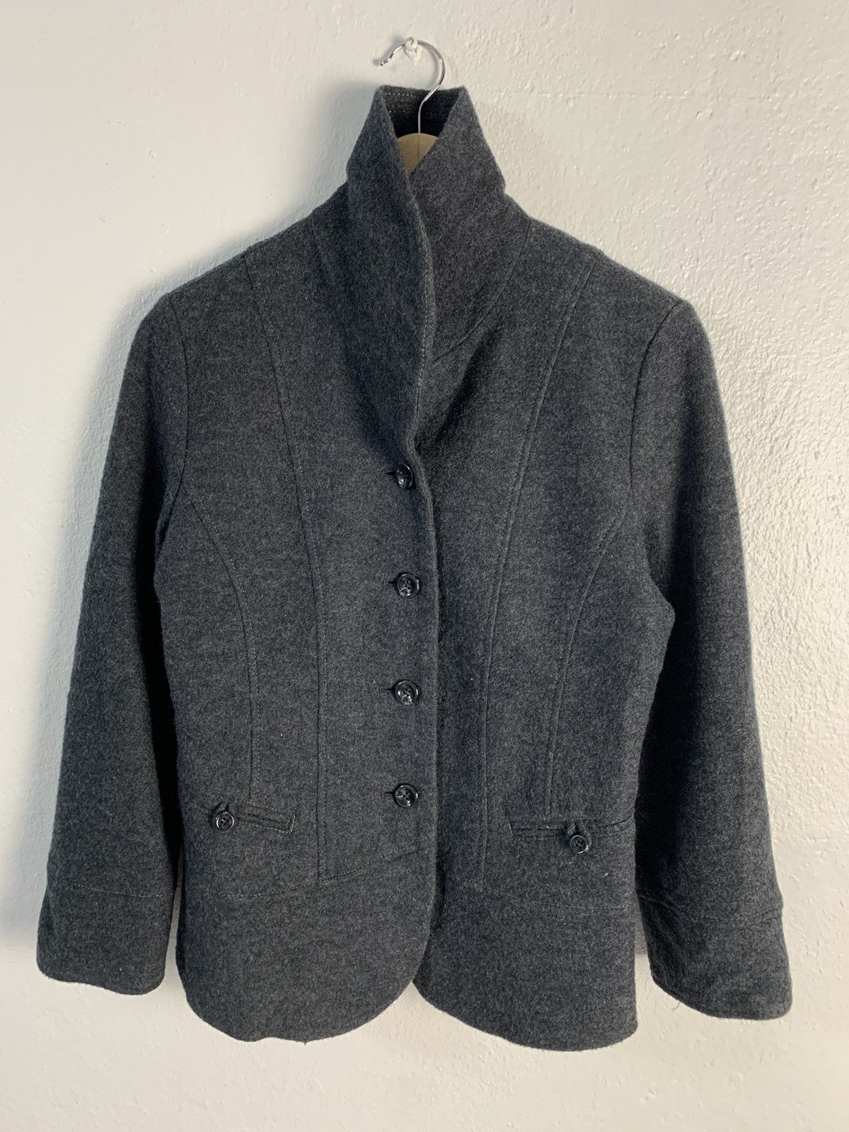 image of Kansai Yamamoto Kansai Bis Nuova Jacket in Grey, Men's (Size Small)