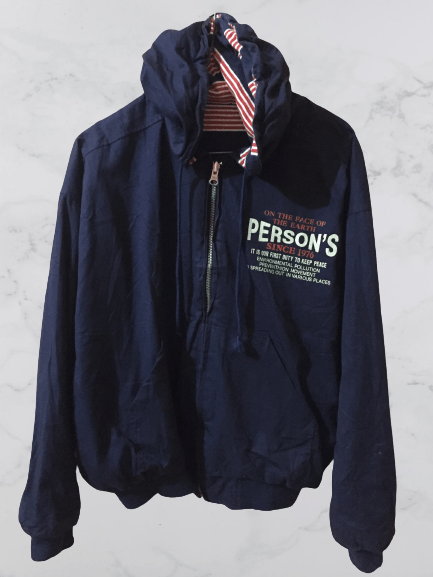 PERSON'S Vintage Person's Reversible Hoodie Size US M / EU 48-50 / 2 - 4 Thumbnail