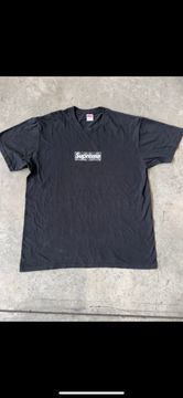 Box logo t-shirt Supreme Black size L International in Cotton - 35465798