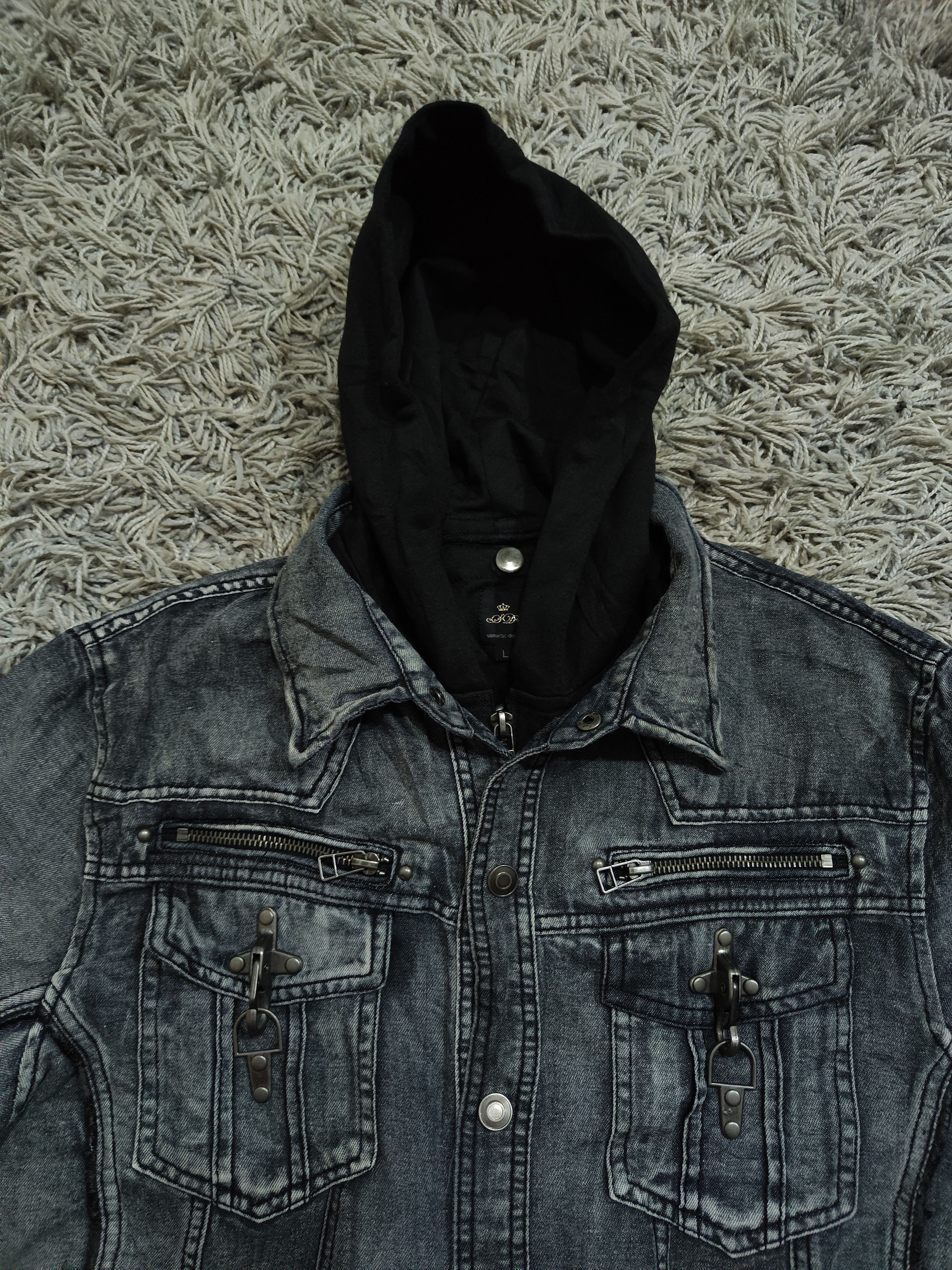 Hysteric Glamour × Issey Miyake × Japanese Brand Multi Style Hoodie Jacket by Semantic Design Size US L / EU 52-54 / 3 - 10 Thumbnail