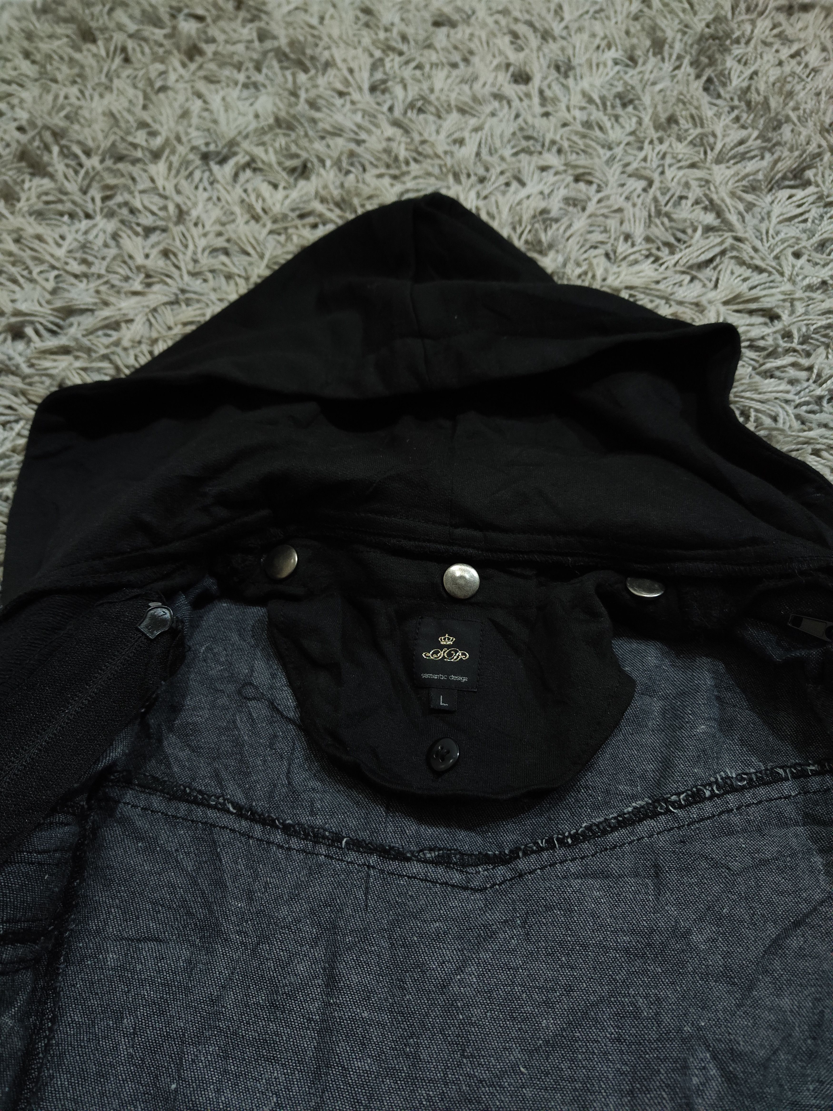 Hysteric Glamour × Issey Miyake × Japanese Brand Multi Style Hoodie Jacket by Semantic Design Size US L / EU 52-54 / 3 - 8 Thumbnail