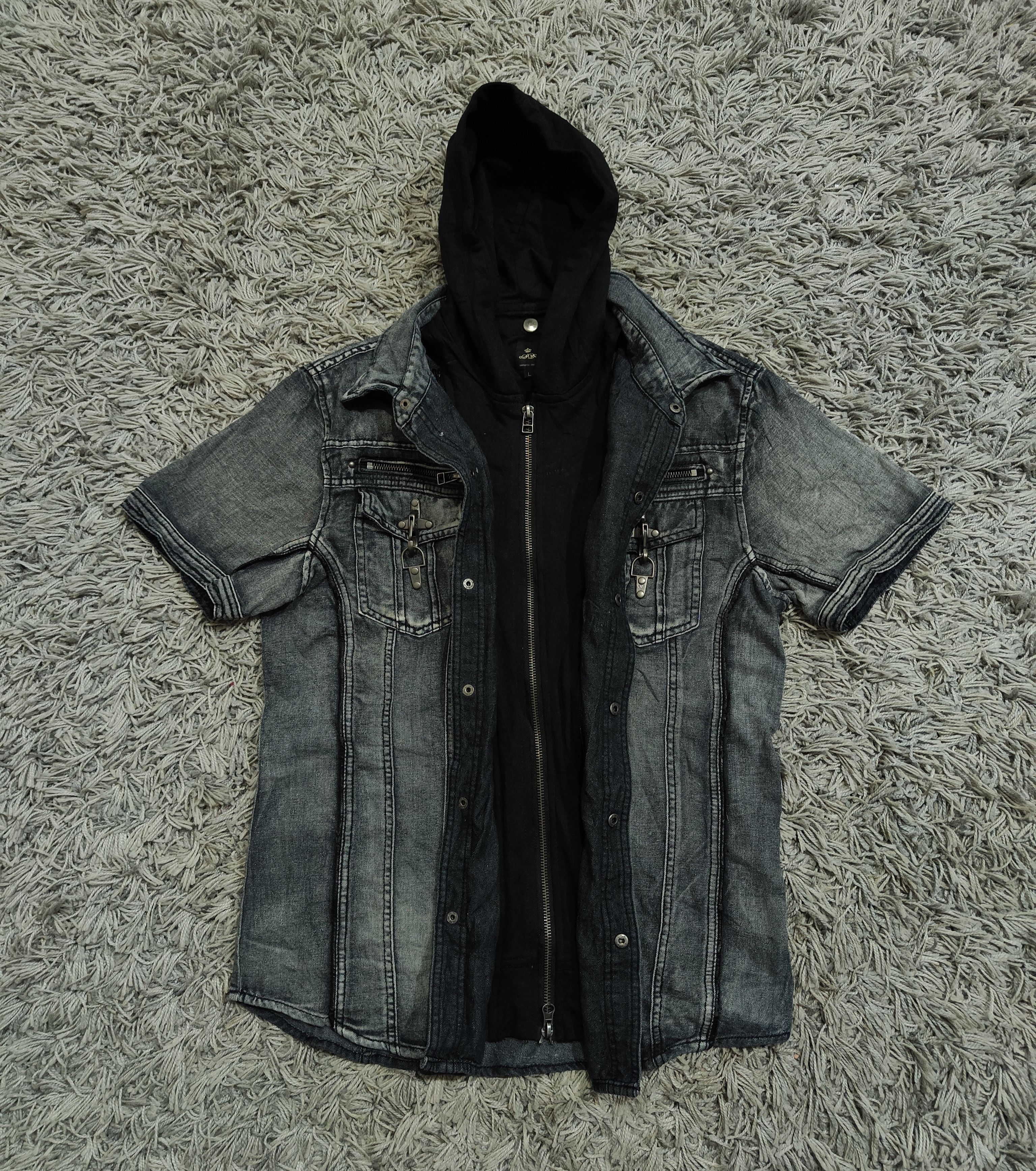 Hysteric Glamour × Issey Miyake × Japanese Brand Multi Style Hoodie Jacket by Semantic Design Size US L / EU 52-54 / 3 - 4 Thumbnail