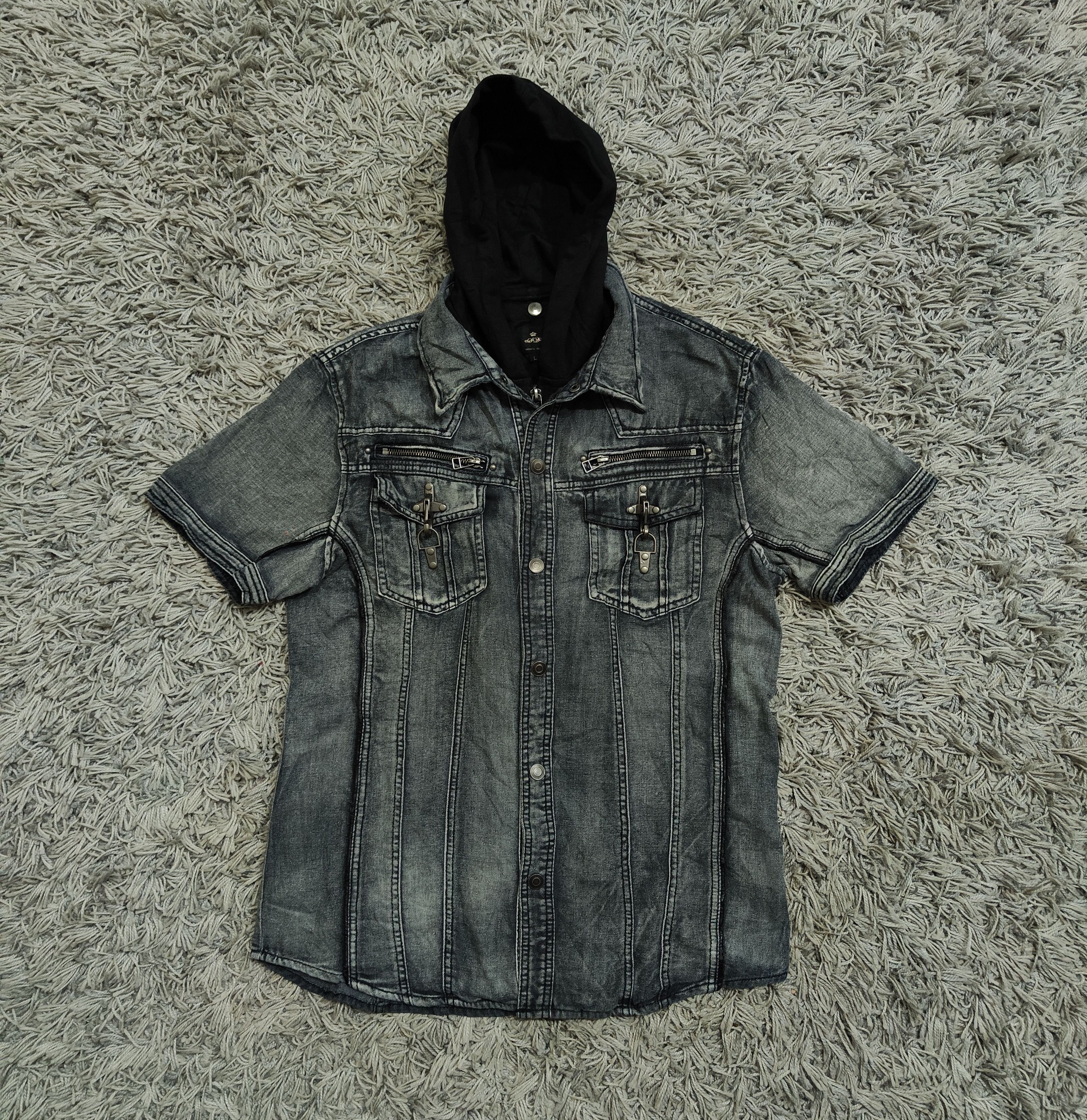 Hysteric Glamour × Issey Miyake × Japanese Brand Multi Style Hoodie Jacket by Semantic Design Size US L / EU 52-54 / 3 - 5 Thumbnail