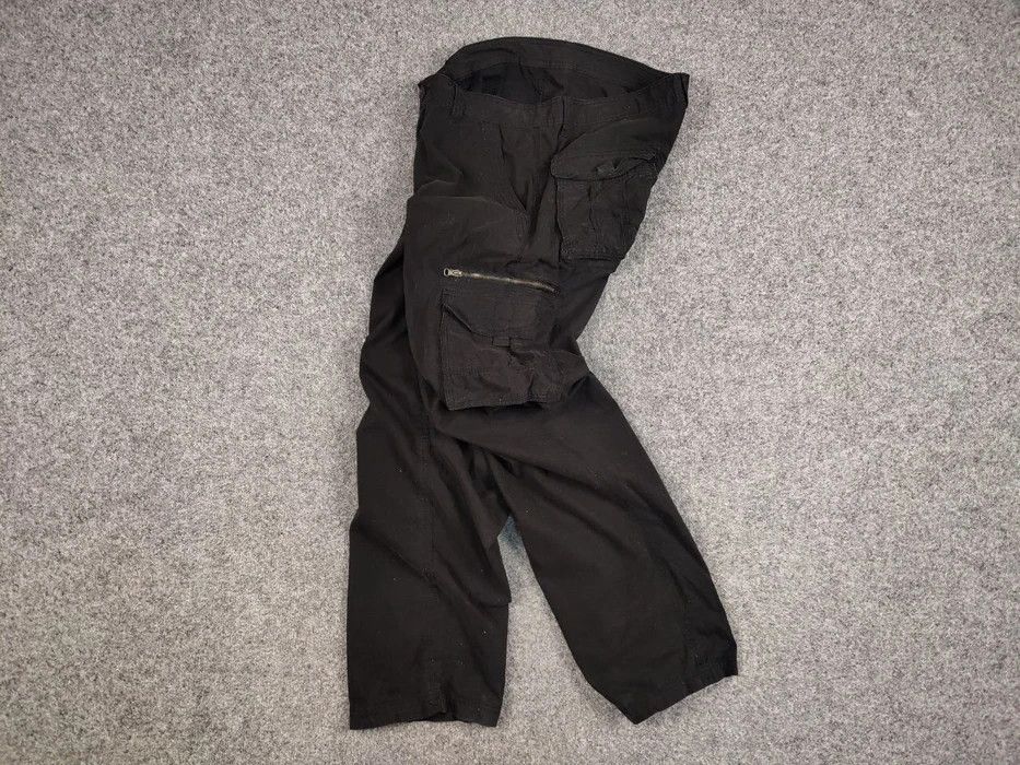 Japanese Brand Vintage 90's Cargo Pants Travis Scott Japan Black Hype Size US 36 / EU 52 - 7 Thumbnail