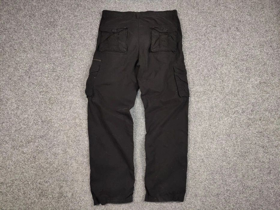 Japanese Brand Vintage 90's Cargo Pants Travis Scott Japan Black Hype Size US 36 / EU 52 - 6 Thumbnail