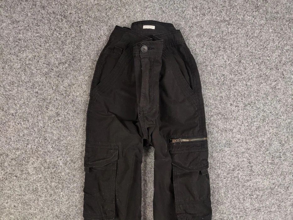 Japanese Brand Vintage 90's Cargo Pants Travis Scott Japan Black Hype Size US 36 / EU 52 - 3 Thumbnail