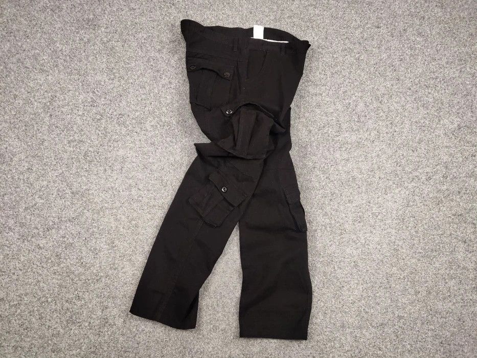 Japanese Brand Vintage Japan Multi Pocket Cargo Black Pants Travis Scott Size US 36 / EU 52 - 8 Thumbnail