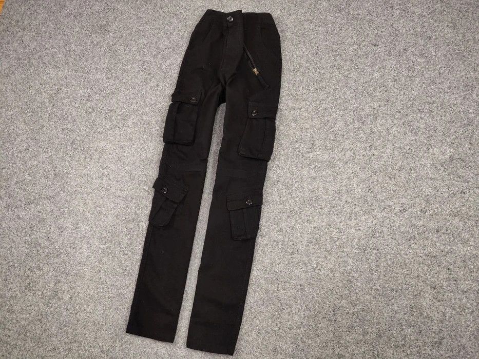 Japanese Brand Vintage Japan Multi Pocket Cargo Black Pants Travis Scott Size US 36 / EU 52 - 2 Thumbnail