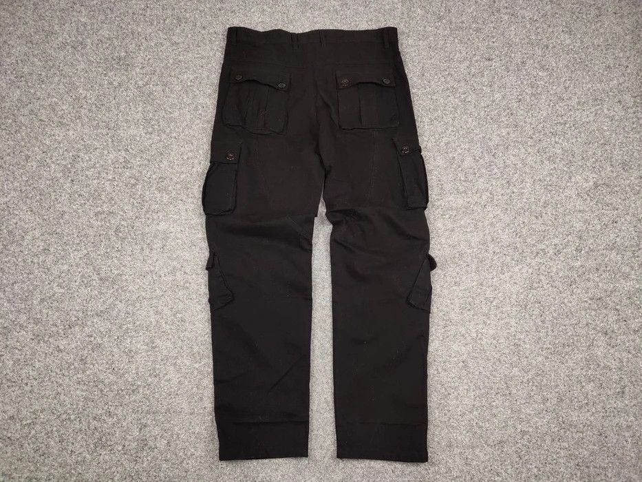 Japanese Brand Vintage Japan Multi Pocket Cargo Black Pants Travis Scott Size US 36 / EU 52 - 7 Thumbnail