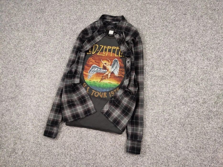 Flannel Vintage Flannel Shirt Travis Scott Style Streetwear Hype Size US S / EU 44-46 / 1 - 2 Thumbnail