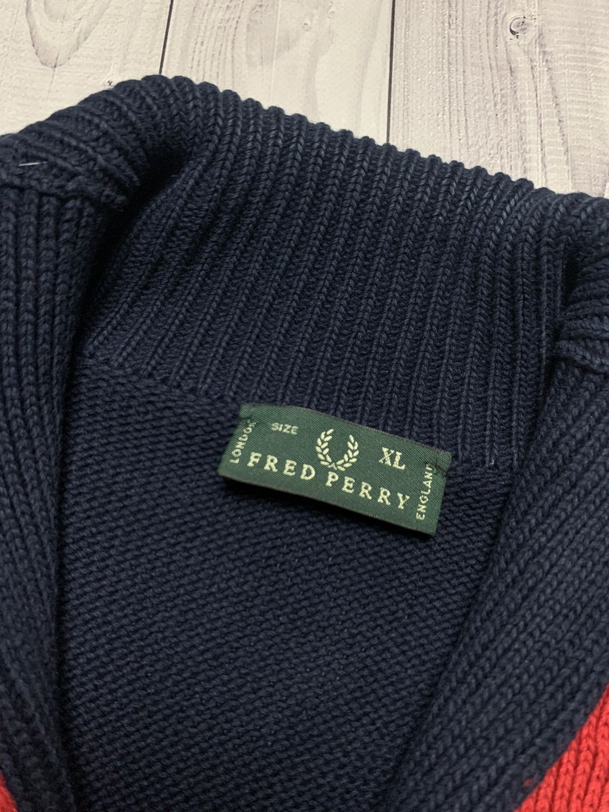 Fred Perry Vintage Fred Perry cardigan sweater rare size L/XL Size US XL / EU 56 / 4 - 5 Thumbnail