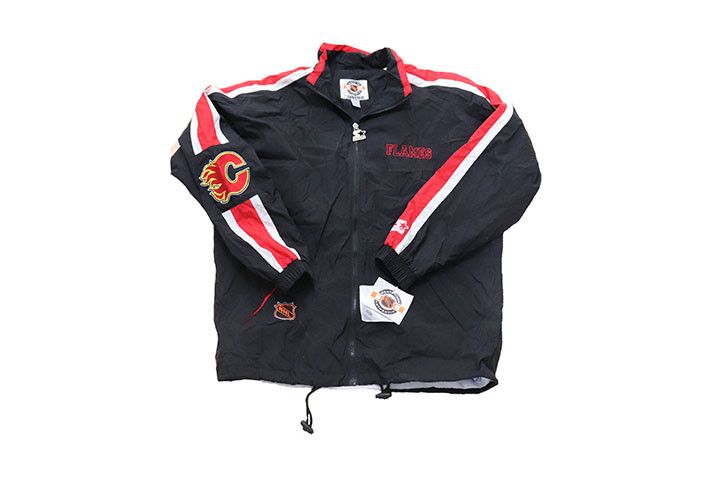 Starter Calgary Flames starter jacket deadstock M Grailed
