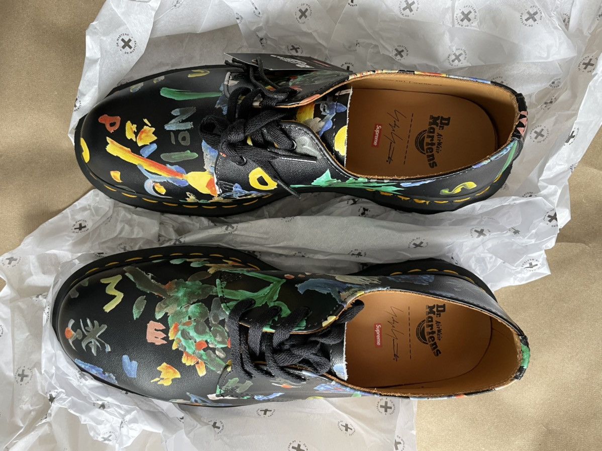 Supreme Supreme Yohji Yamamoto Doc Martens 1461 Black/Multi | Grailed