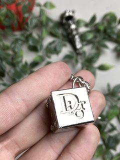 Dior dice clearance necklace