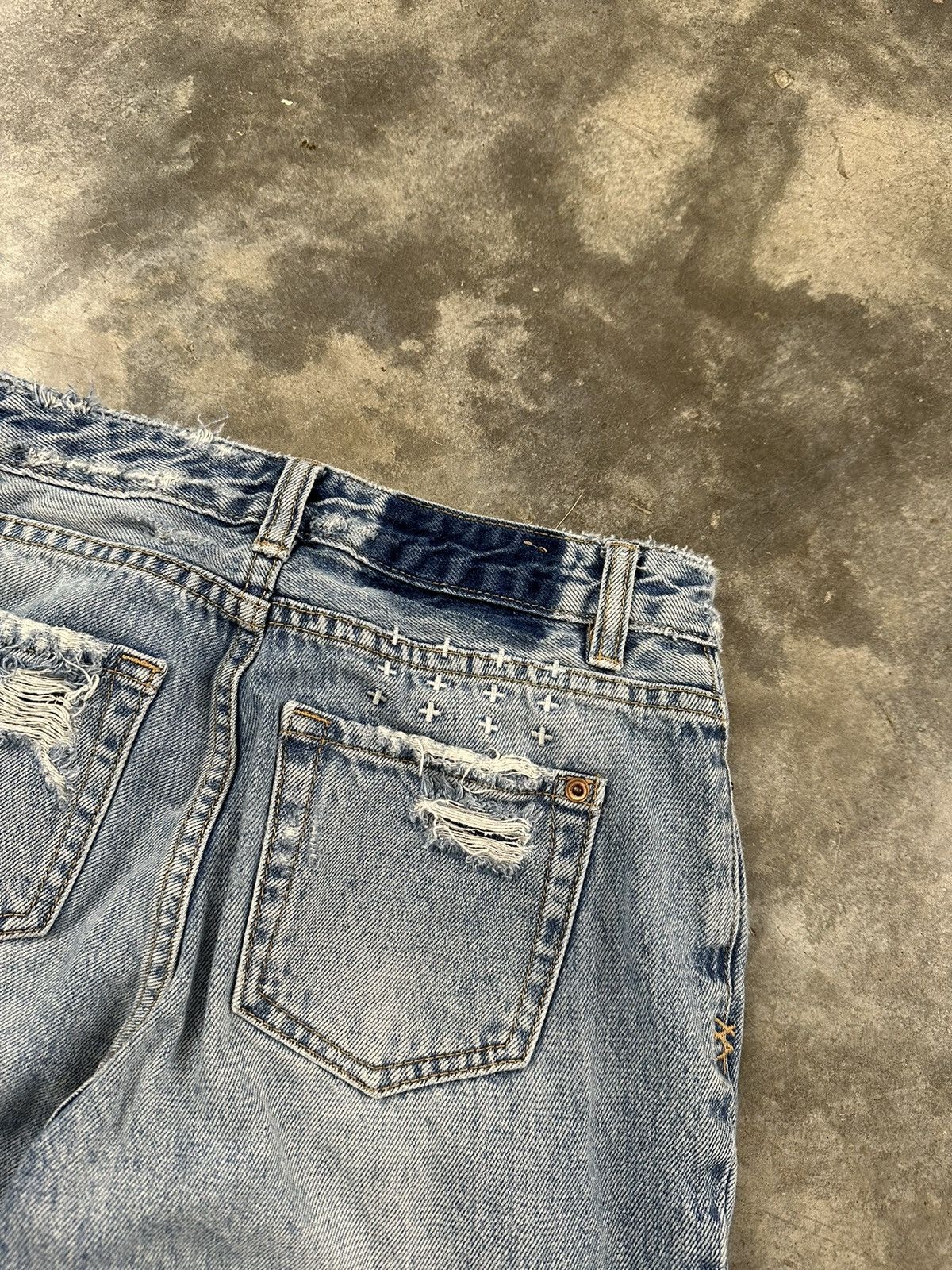 Ksubi Ksubi Distressed Knee Denim Blue Jeans Sz. 25 Size 25" / US 0 / IT 36 - 7 Thumbnail