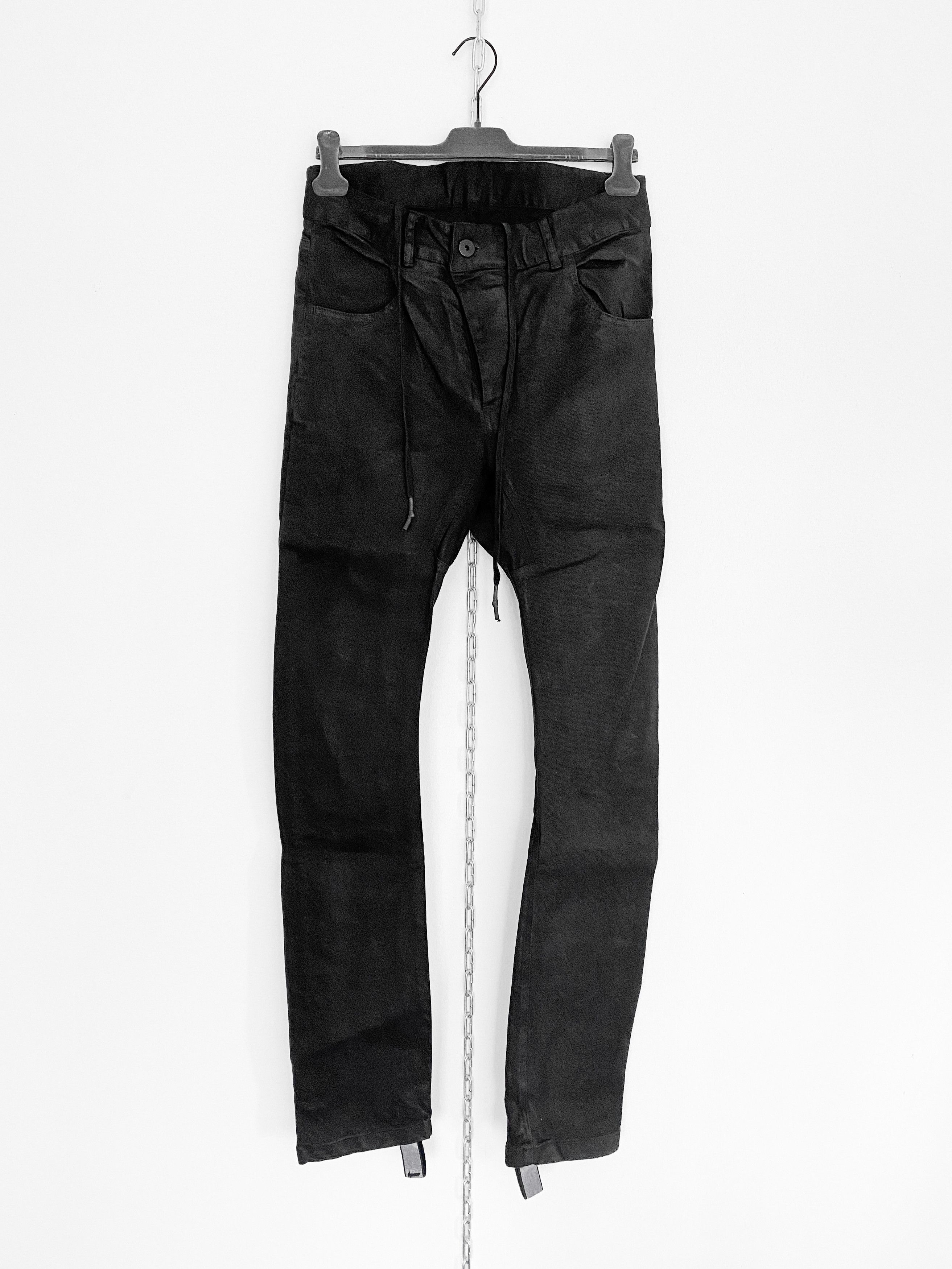 boris bidjan saberi coated skinny denim