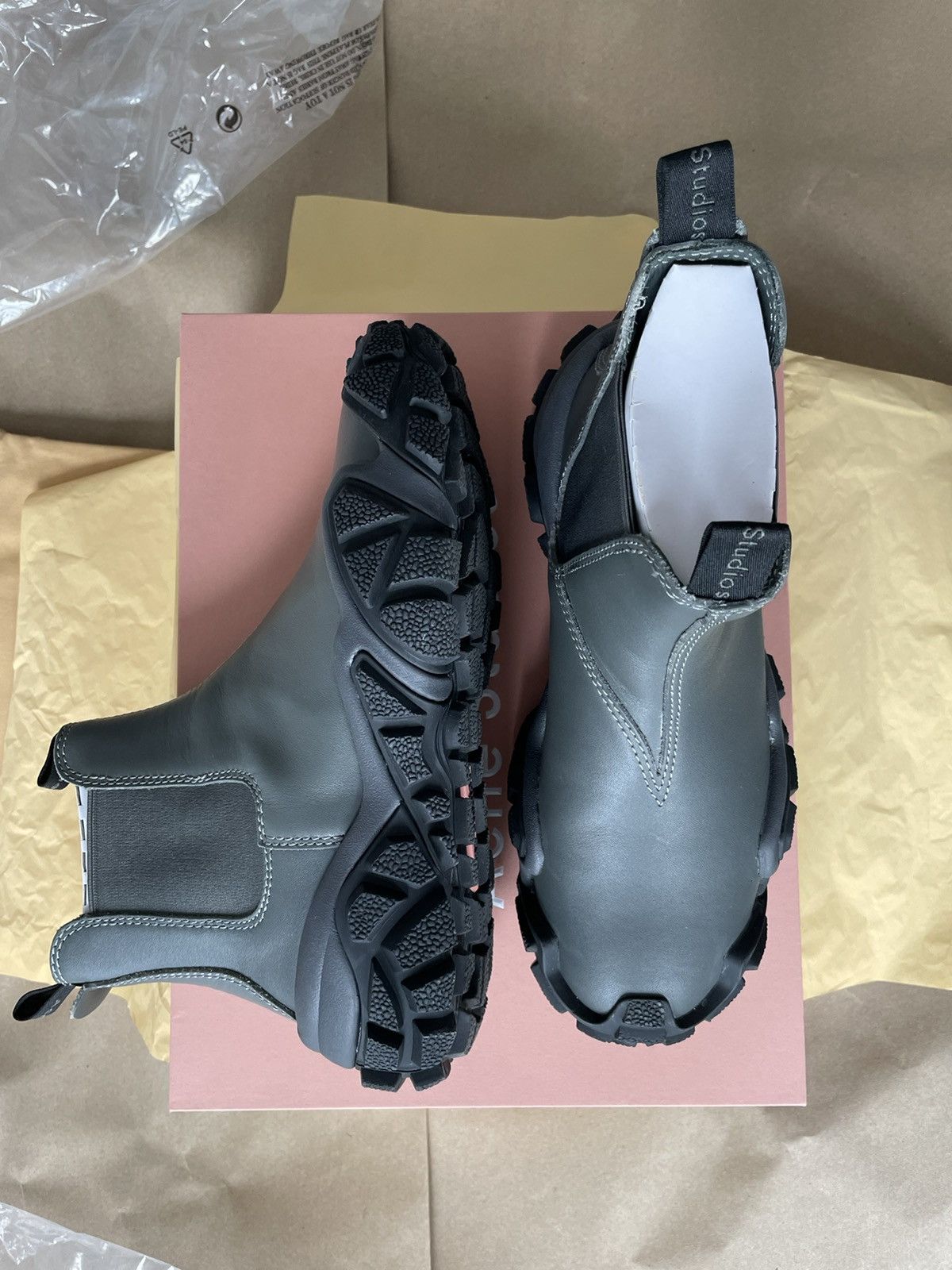 Acne Studios Acne 2017 Green Technical Chelsea Boot Grailed