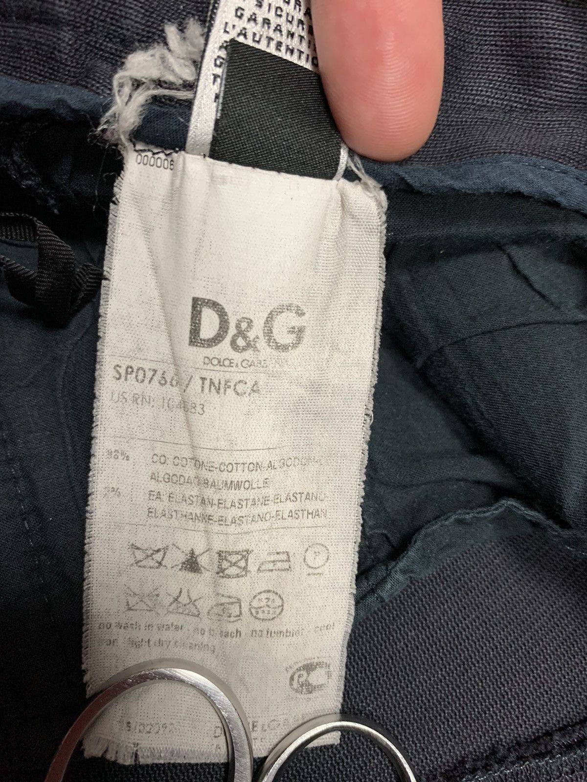 Designer × Dolce & Gabbana Dolce & Gabbana vintage slim pants Size 27" / US 4 / IT 40 - 10 Thumbnail