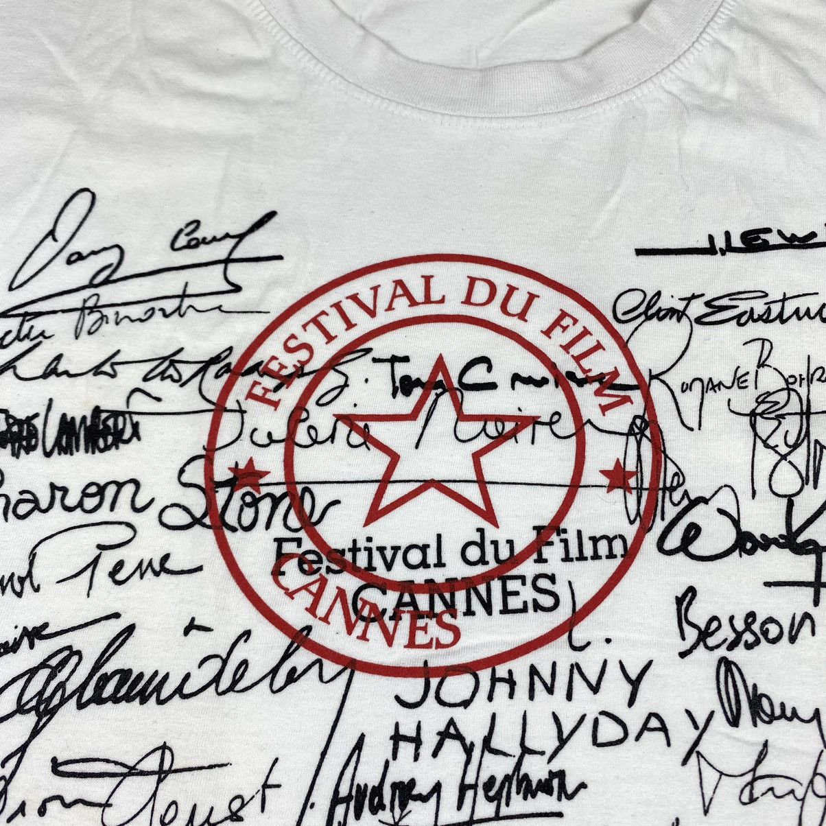 Band Tees 90’s Rare Vintage Festival Du Film Cannes Movie Tour T Shirt Size US XXL / EU 58 / 5 - 3 Thumbnail