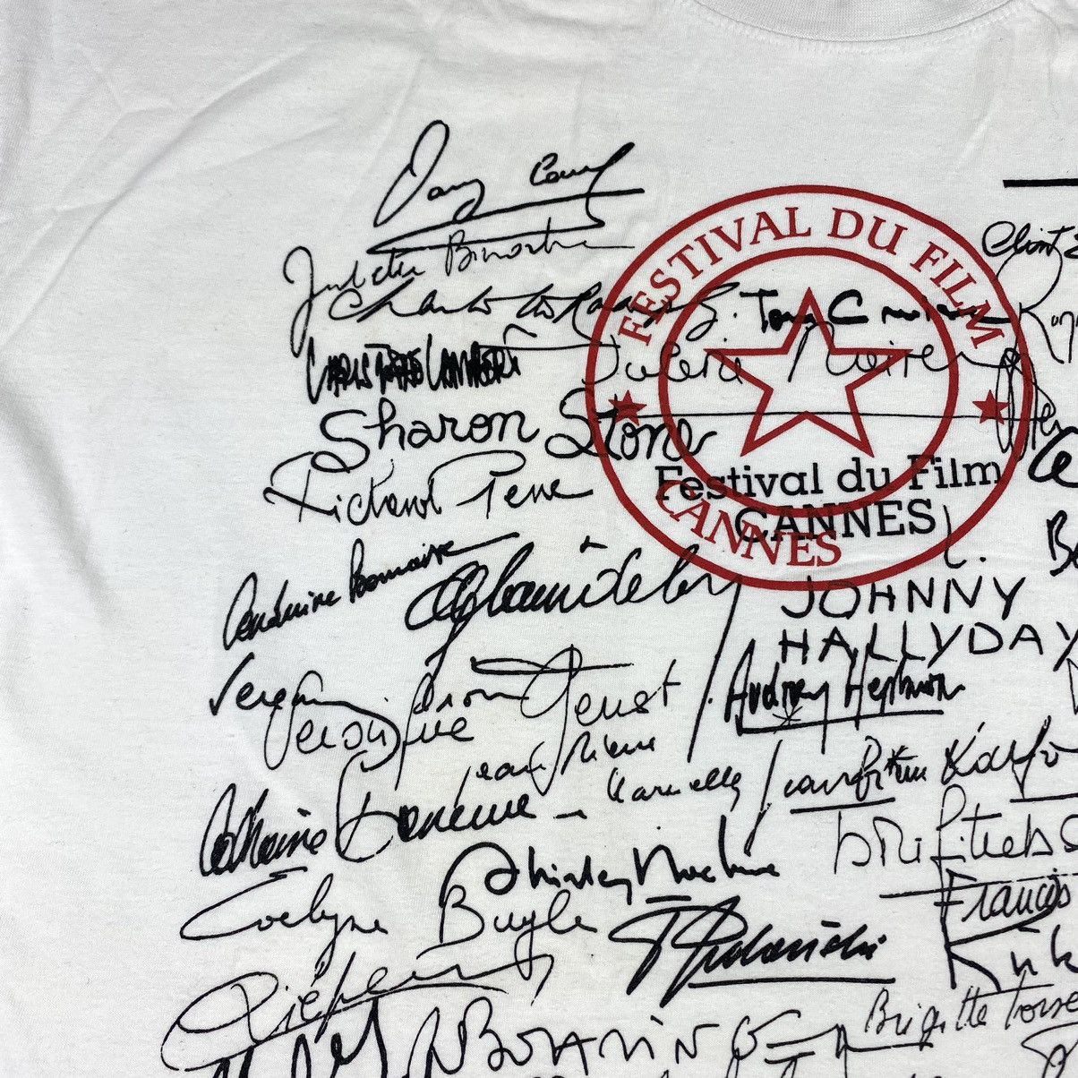 Band Tees 90’s Rare Vintage Festival Du Film Cannes Movie Tour T Shirt Size US XXL / EU 58 / 5 - 4 Thumbnail