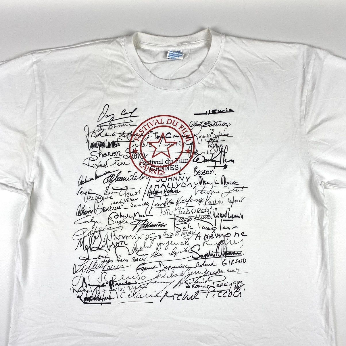 Band Tees 90’s Rare Vintage Festival Du Film Cannes Movie Tour T Shirt Size US XXL / EU 58 / 5 - 2 Thumbnail
