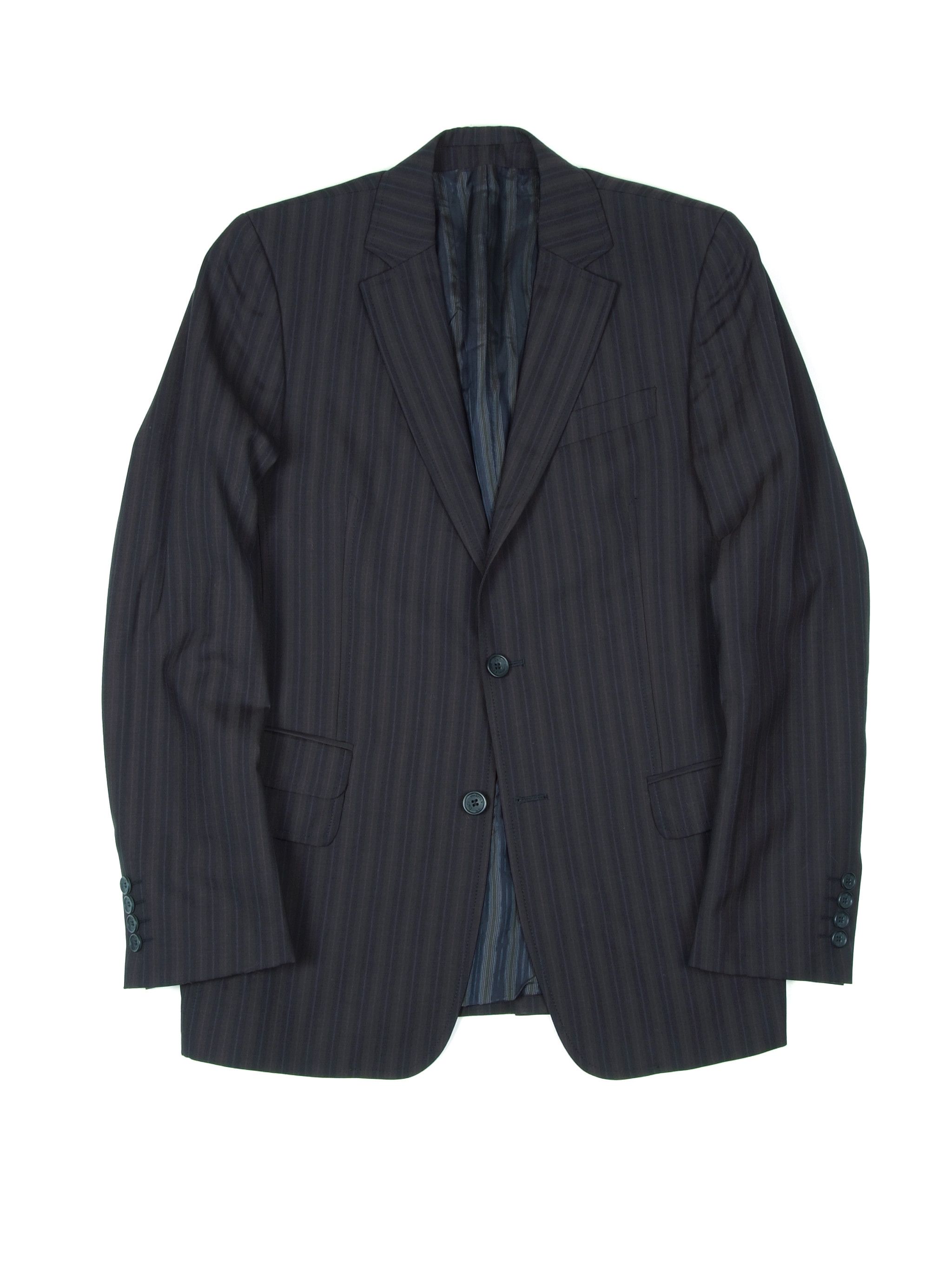 Dolce & Gabbana × Vintage Vintage Dolce & Gabbana Wool Striped Blazer Jacket Size 38R - 1 Thumbnail