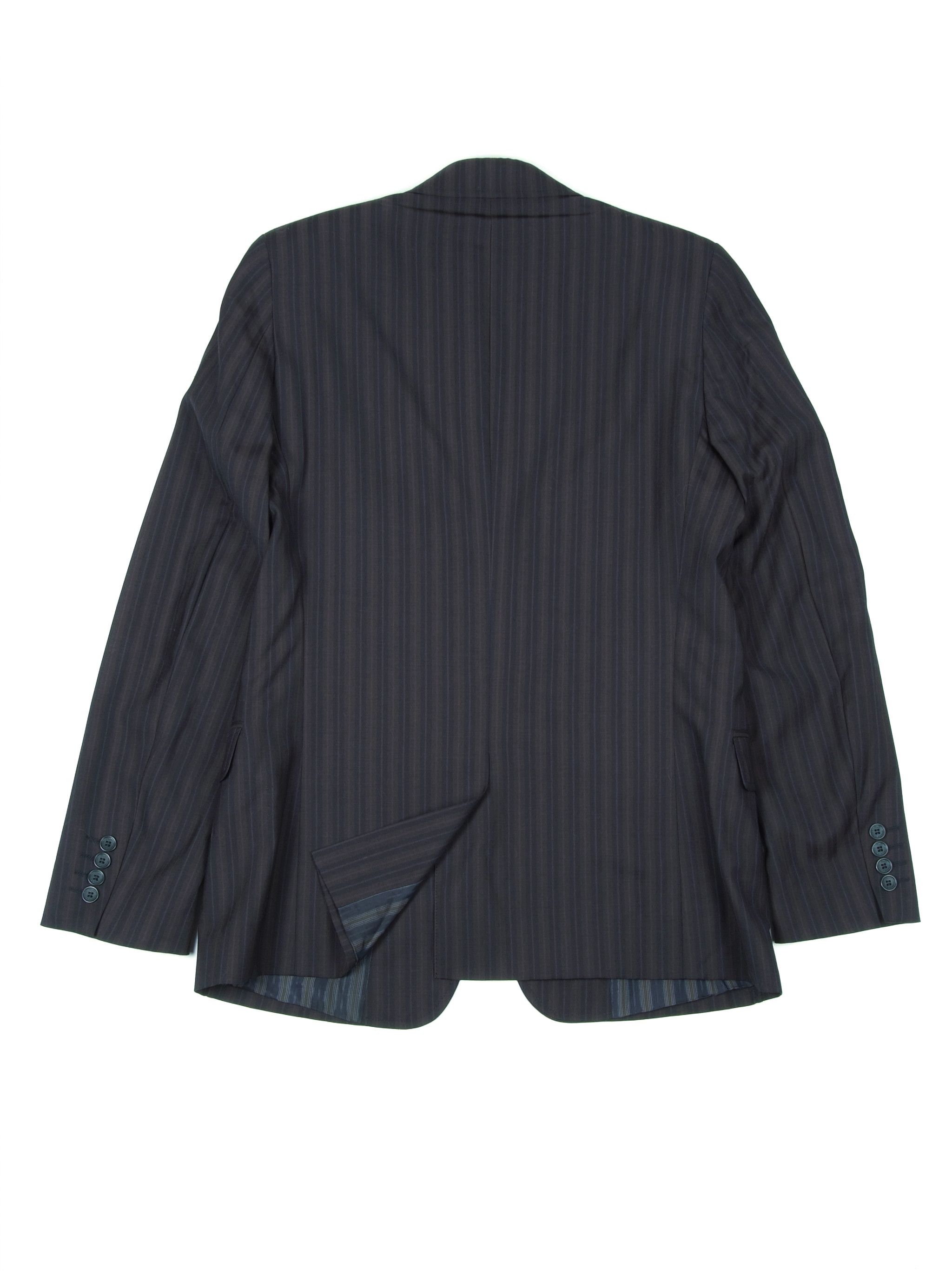 Dolce & Gabbana × Vintage Vintage Dolce & Gabbana Wool Striped Blazer Jacket Size 38R - 2 Thumbnail