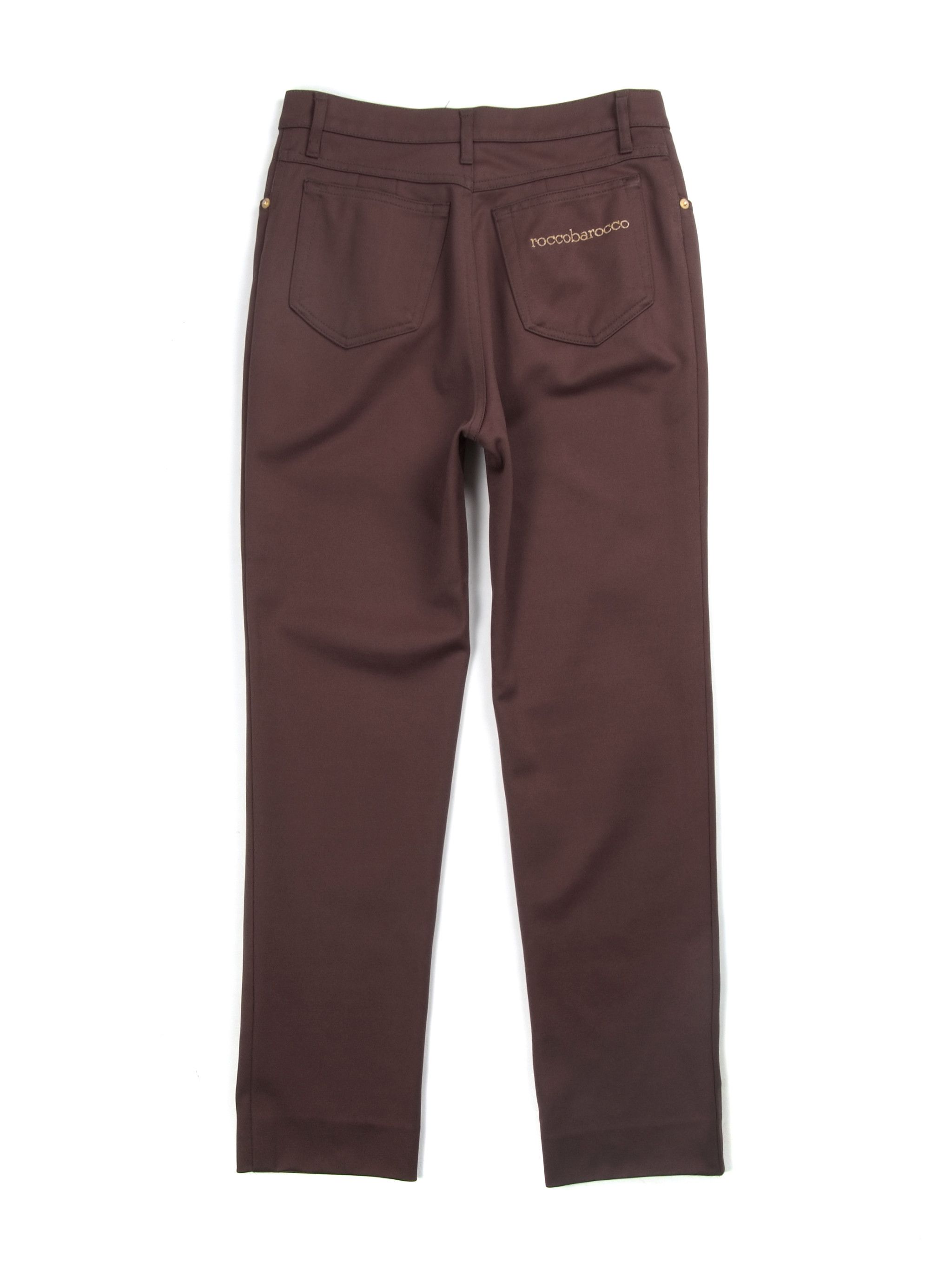 Designer × Vintage Vintage y2k Roccobarocco Brown Pants Size 32" / US 10 / IT 46 - 3 Thumbnail