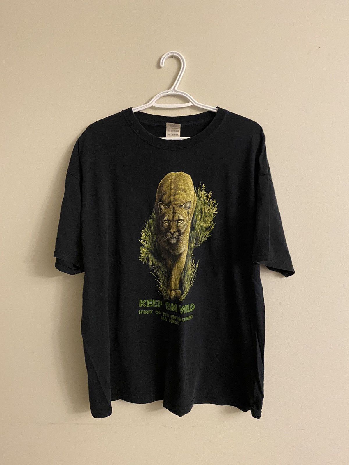Vintage KEEP 'EM WILD SPIRIT ANIMAL SHIRT Size US XL / EU 56 / 4 - 1 Thumbnail