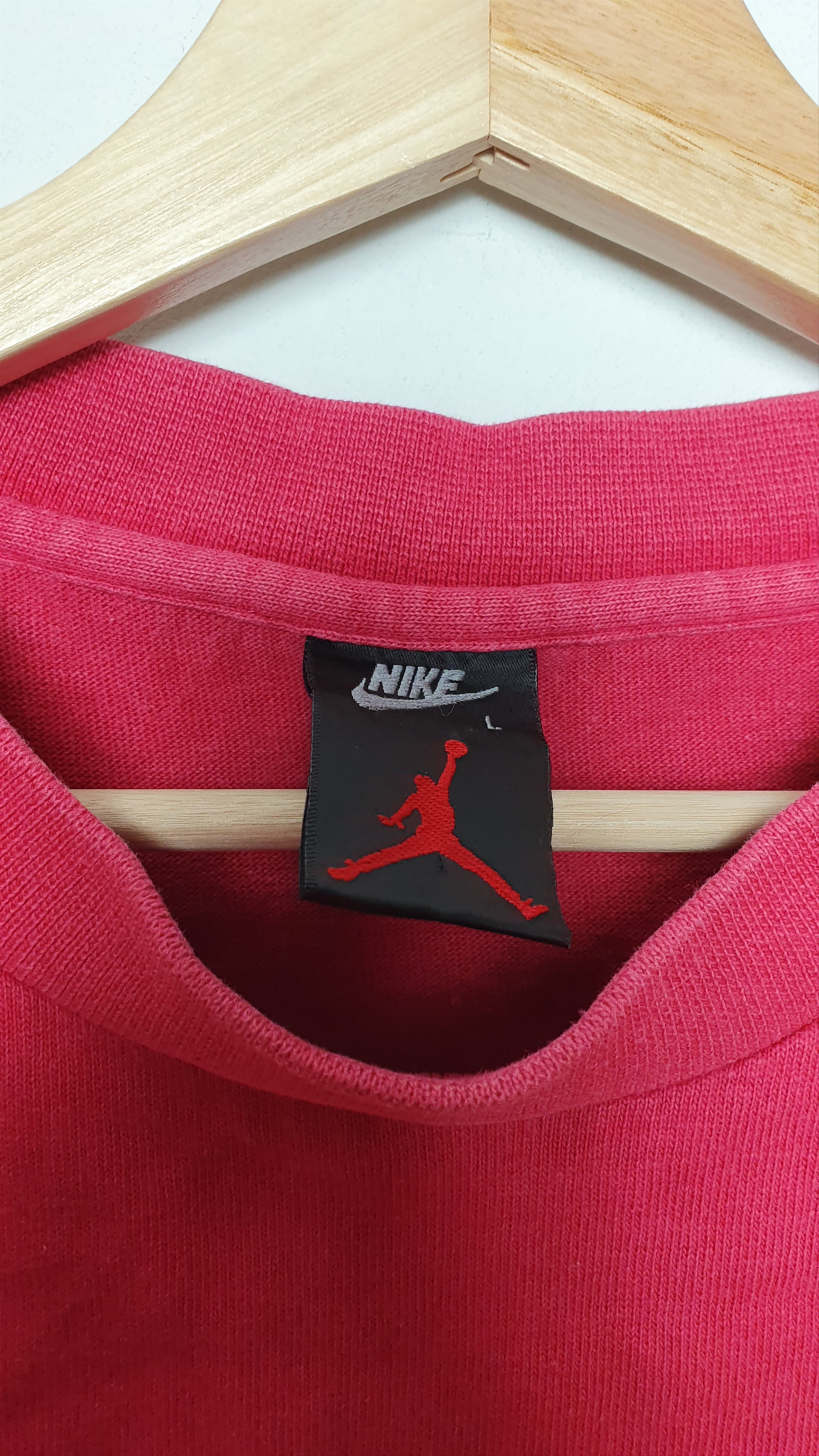 Jordan Brand × Nike × Vintage Nike Jordan Air 90s 80s T-shirt Vintage Size US L / EU 52-54 / 3 - 7 Thumbnail